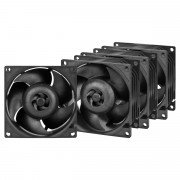 ARCTIC S8038-10K Procesor Ventilátor 8 cm Čierna 4 kusov 