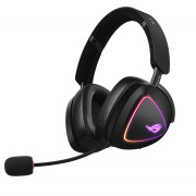 ASUS ROG DELTA II Slúchadlá s mikrofónom Káblový a bezdrôtový Pres hlavu Hranie USB Typ-C Bluetooth Čierna 