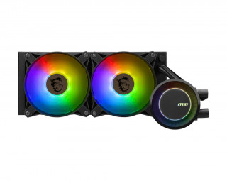MSI MAG Coreliquid E240 Základná doska, Procesor Súprava vodného chladenia 12 cm Čierna PC