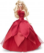 Barbie Vianočná Bábika Blondýnka (HBY03) 