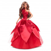 Barbie Vianočná Bábika Hnedovláska (HBY05) 