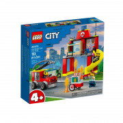 LEGO City Hasičská stanica a auto hasičov (60375) 