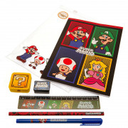 Super Mario (4 Colour) Bumper Stationery Set 