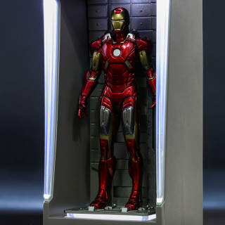 Hot Toys Marvel Miniature: Iron Man 3 (Mark 7 with Hall of Armor) Figúrka Hračka