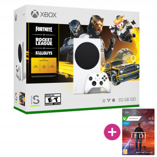 Xbox Series S 512GB – Gilded Hunter Bundle + Star Wars Jedi: Survivor Xbox Series