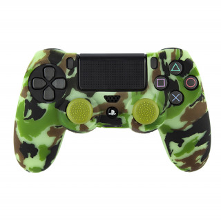 FR-TEC Silikónové ochranné puzdro + Grips (kamufláž) (FR-TEC FT0019) PS4