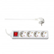 TOO PSW-415S 4 sockets 1.5 meters 3x1.0mm2 white distributor with switch 