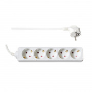TOO PSW-515 5 sockets 1.5 meters 3x1.0mm2 white distributor 