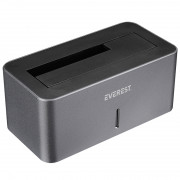 Everest HDD Docking Station – HD3-530 (2,5"/3,5" HDD USB-A 3.0, Max.: 8TB, šedá) 