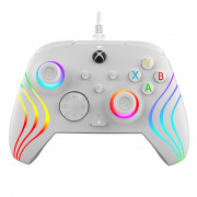 PDP Xbox Series X/S káblový ovládač - Afterglow WAVE audio lighting - White (Xbox Series X/S) 