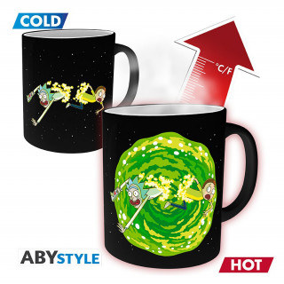 RICK AND MORTY - Meniaci sa hrnček - "Portal" - 320 ml Merch