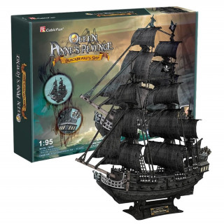 3D puzzle - Pirátská loď Queen Anne´s Revenge - 308 dielikov Hračka