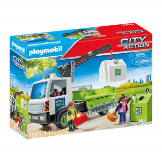Playmobil - Vozidlo na prepravu skla s kontajnerom (71431) Hračka