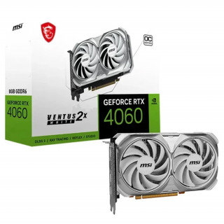 MSI GeForce RTX 4060 Ventus 2X White 8G OC (V516-032R) PC