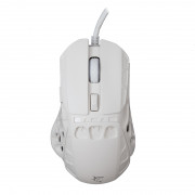 WHITE SHARK ECTOR-W GM-5016W RGB herná myš, 12 200 dpi, 7 tlačidiel biela 