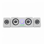 WHITE SHARK MOOD Reproduktor, 2.2, 16W, LED, biely 