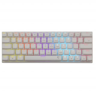 WHITE SHARK WAKIZASHI-W/R-US, GK-002211-W/R-US biela mechanická herná klávesnica, červené spínače (anglická) PC