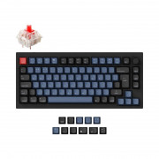 Keychron Q1 V2 USB anglická mechanická klávesnica Gateron G Pro červená čierna 