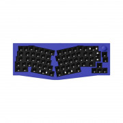 Keychron Q8 vymeniteľný RGB podsvietený gombík ISO USB herná klávesnica barebone modrá 
