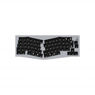 Keychron Q8 Vymeniteľné RGB podsvietenie Gombík ISO USB herná klávesnica barebone šedá PC