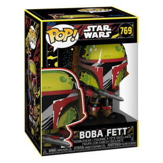 Funko Pop! Disney Star Wars: Clone Wars - Boba Fett (Retro) #769 Bobble-Head Vinyl Figura Merch