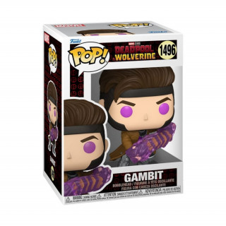 Funko Pop! Marvel: Deadpool & Wolverin - Gambit #1496 Bobble-Head Vinyl Figura Merch