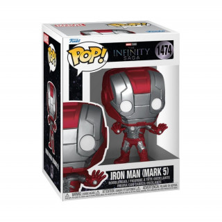 Funko Pop! Marvel: The Infinity Saga - Iron Man (Mark 5) #1474 Bobble-Head Vinyl Figura Merch