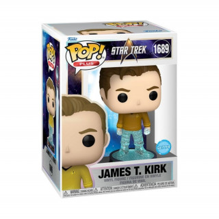 Funko Pop! Plus: Star Trek - James T. Kirk (Glitter)  #1689 Vinyl Figura Merch
