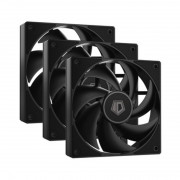 ID-Cooling Cooler 12 cm - AF-125-K TRIO (29,85 dB, max. 132,94 m3/h, 4pin, PWM, 3 x 12 cm, ARGB LED, čierny) 