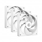 ID-Cooling Cooler 12 cm - AF-125-W TRIO (29,85 dB, max. 132,94 m3/h, 4pin, PWM, 3 x 12 cm, ARGB LED, biely) 
