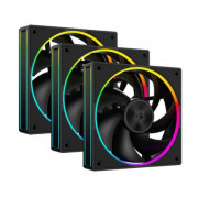 ID-Cooling Cooler 12 cm - AF-127-ARGB-K TRIO (29,9 dB, max. 132,52 m3/h, 4pin, PWM, 3 x 12 cm, ARGB LED, čierny) 