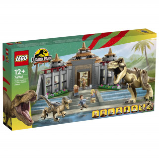 LEGO Jurassic World Stredisko pre návštevníkov: útok T-rexa a raptora (76961) Hračka