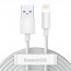 Baseus Simple Wisdom USB-A - Lightning kábel 2ks 1.5m - biela (TZCALZJ-02) thumbnail