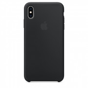 Apple iPhone XS Max silicone back cover, Black 