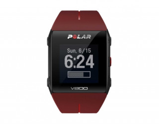 Polar V800 HR waterproof sportwatch ,GPS, Red/Black Mobile