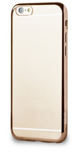 AZURI soft ULTRA slim back cover case Gold IPHONE IPHONE 6-6S Mobile