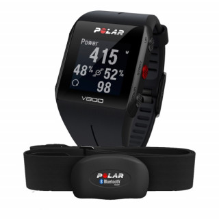 Polar V800 HR waterproof sportwatch ,GPS, Black/Black Mobile