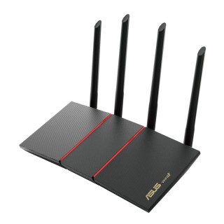 ASUS RT-AX55 ČIERNY WI-FI ROUTER (2,4 GHz / 5 GHz) Gigabit Ethernet  PC