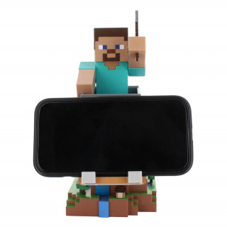 Cable Guys - Minecraft: Steve Gaming Držiak na ovládač a mobilný telefón Merch