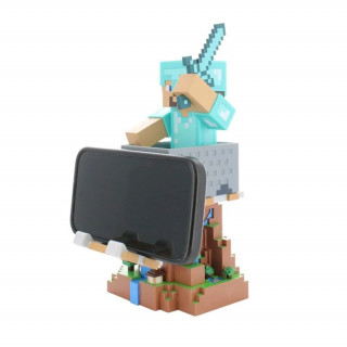Cable Guys - Minecraft: Steve in Diamond Gaming Držiak na ovládač a mobilný telefón Merch