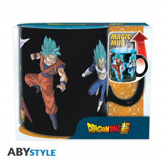 DRAGON BALL SUPER - hrnček meniaci sa teplom - Saiyans vs Black - 460 ml Merch