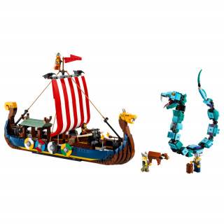 LEGO Creator 3 in 1 Vikinská loď a morský had (31132) Hračka