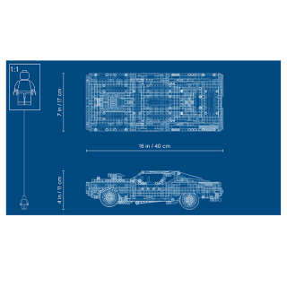 LEGO Technic Domov Dodge Charger (42111) Hračka