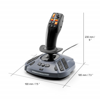 Thrustmaster SimTask FarmStick Šedá USB Joystick Analógový/digitálny PC PC