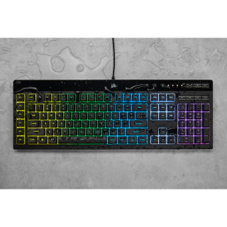 Corsair K55 RGB PRO klávesnica USB QWERTY Anglický Čierna PC