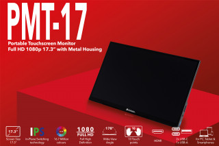 Verbatim 49593 LCD monitor 43,9 cm (17.3") 1920 x 1080 px Full HD Dotyková obrazovka Čierna PC