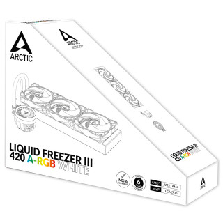 ARCTIC Liquid Freezer III 420 A-RGB Vodné chladenie - Biela, 1 ks PC