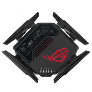 ASUS ROG Rapture GT-BE98 bezdrôtový smerovač 10 Gigabit Ethernet Quad-band (2.4 GHz / 5 GHz-1 / 5 GHz-2 / 6 GHz) Čierna PC