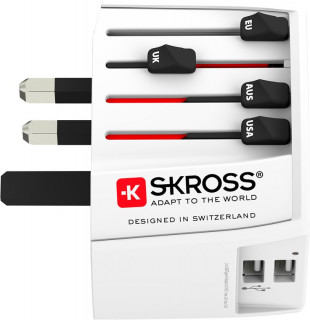 Skross 61664 nabíjačka na PDA a mobilné telefóny - Biela PC