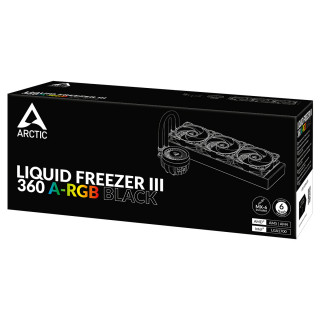 ARCTIC Liquid Freezer III 360 A-RGB Procesor Vodné chladenie typu všetko v jednom 12 cm Čierna PC